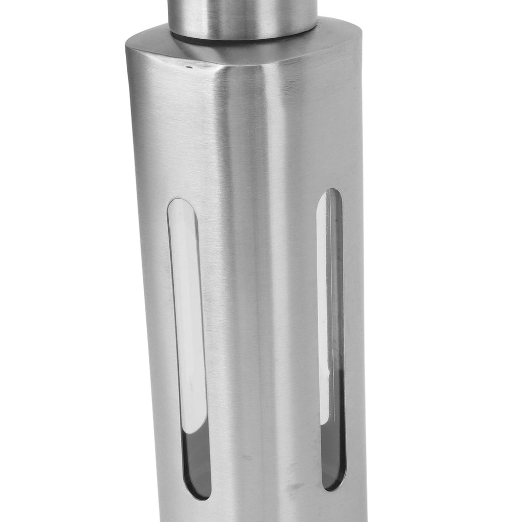 220ml Oil Dispenser Bottle Stainless Steel Oil Bottle Sauce Container for Olive Oil Vinegar Soy Sauce Rectangle