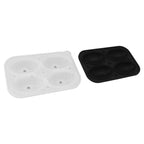 2Pcs Silicone Ice Cube Molds Fun Shapes Round Sphere Ball Mold for Whiskey Cocktails Game Day Rugby