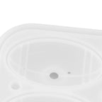 2Pcs Silicone Ice Cube Molds Fun Shapes Round Sphere Ball Mold for Whiskey Cocktails Game Day Rugby