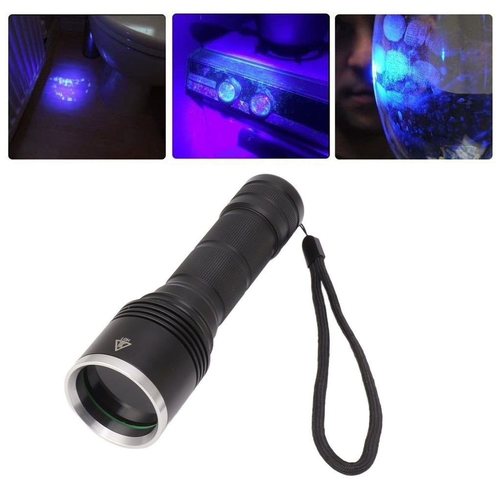 365nm UV Blacklight Flashlight USB Rechargeable Black Light Flashlight Pet Urine Detector for Resin Curing