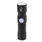 UV Flashlight USB 395nm LED Ultraviolet Black Light Detector for Fluorescent Agent Detection Jade Identification