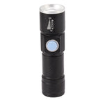 UV Flashlight USB 395nm LED Ultraviolet Black Light Detector for Fluorescent Agent Detection Jade Identification