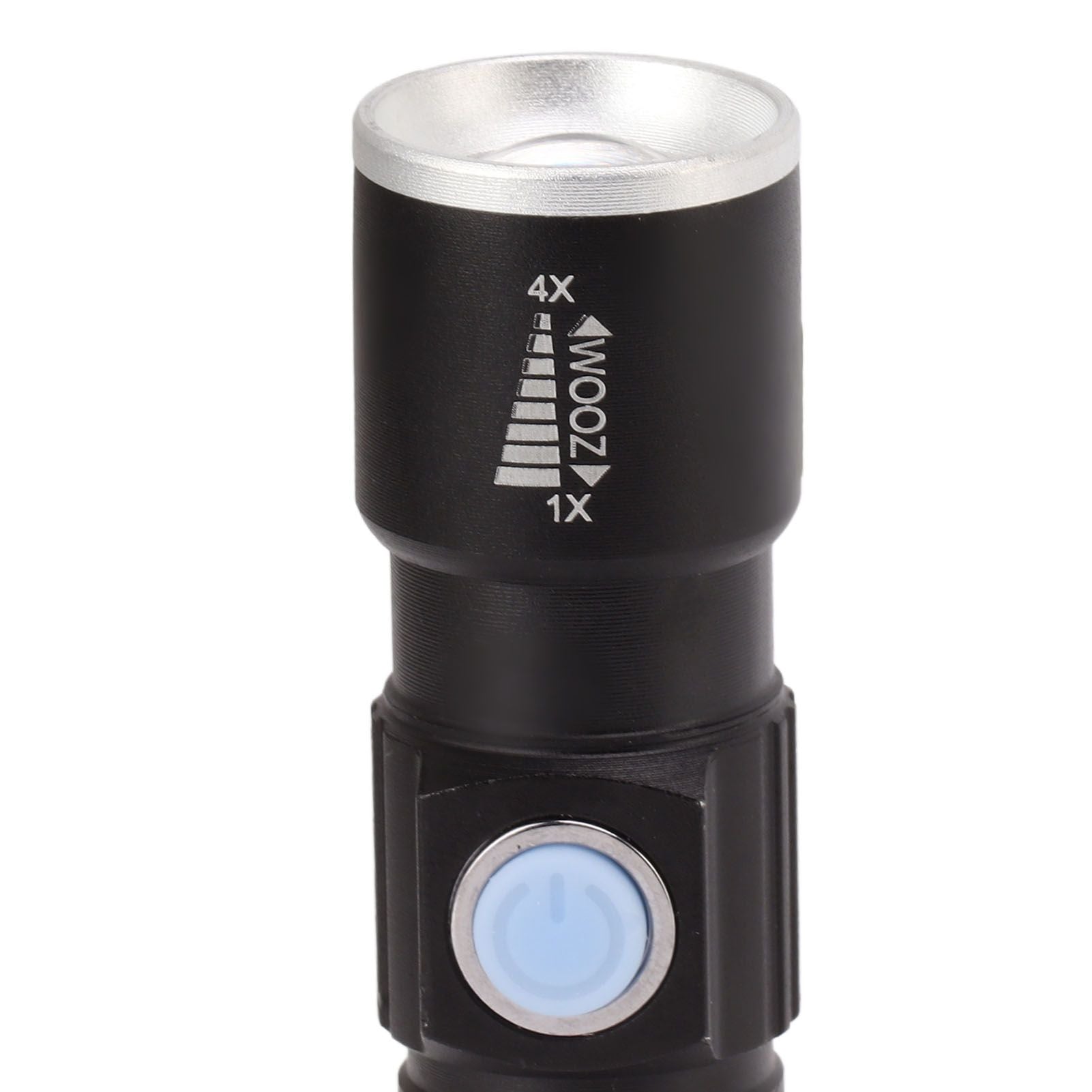 UV Flashlight USB 395nm LED Ultraviolet Black Light Detector for Fluorescent Agent Detection Jade Identification