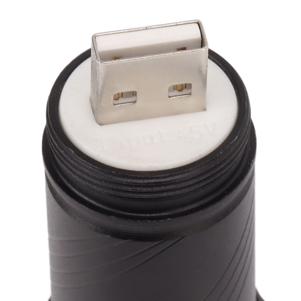 UV Flashlight USB 395nm LED Ultraviolet Black Light Detector for Fluorescent Agent Detection Jade Identification