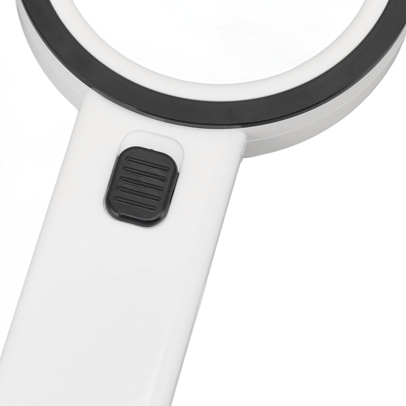 30X Handheld Large Magnifying Glass UV Banknote Inspection Magnifying Glass 12 LED Illuminated Lighted Magnifier For Reading Antique Jewelry Appreciation