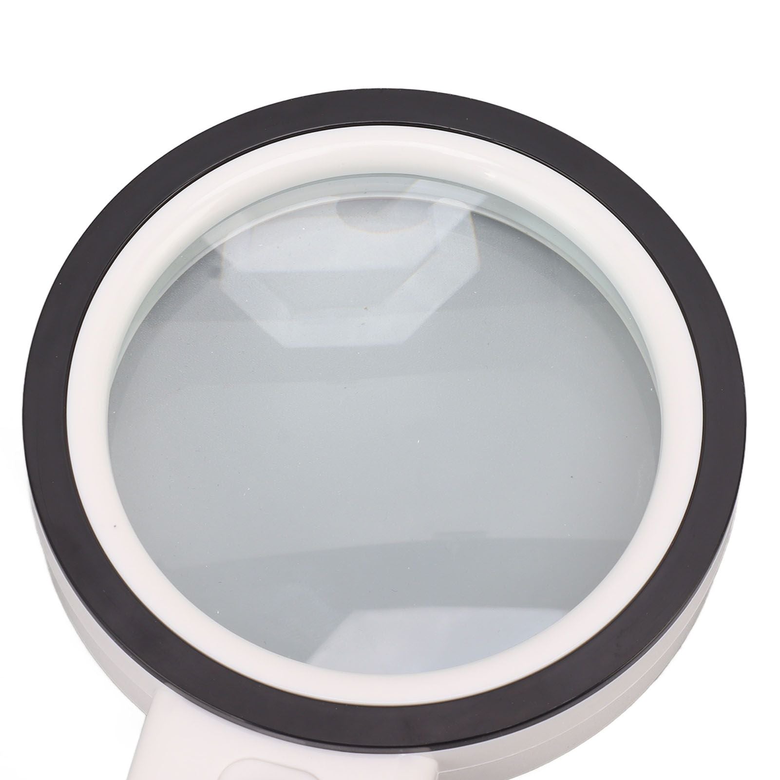 30X Handheld Large Magnifying Glass UV Banknote Inspection Magnifying Glass 12 LED Illuminated Lighted Magnifier For Reading Antique Jewelry Appreciation