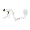 Magnifying Desk Lamp 5X Magnification 72 LED Beads 3 Light Modes Dimmable Lighted Magnifying Glass for Family Office