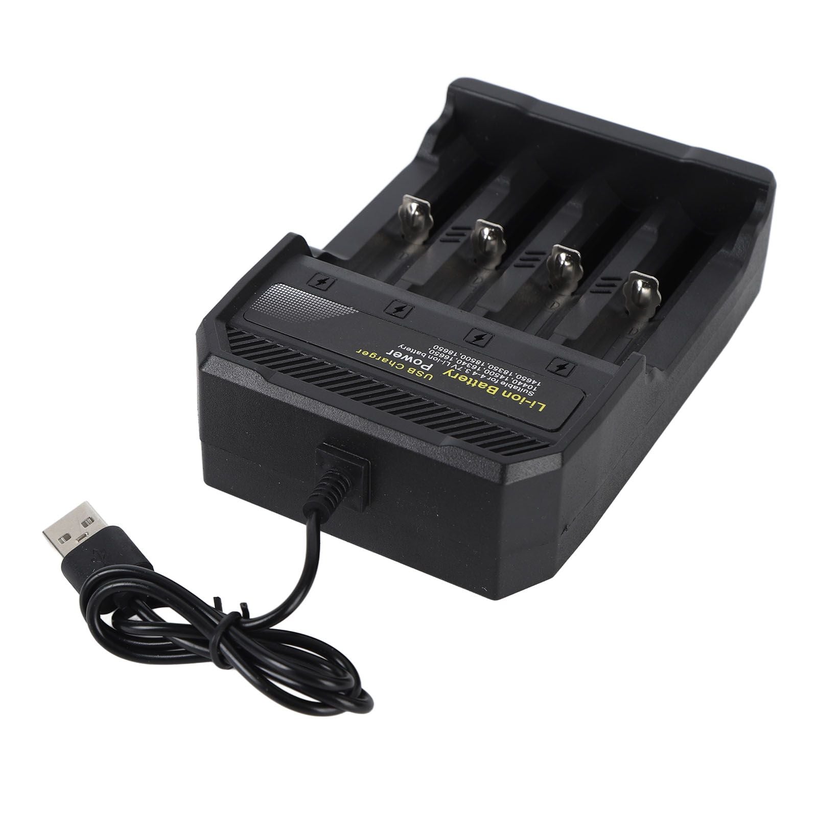 18650 Battery Charger Independent Charging 4 Bay Universal Smart Battery Charger for 10440 14500 16340 16650 14650 18350 18500 18650 Lithium Li Ion Batteries