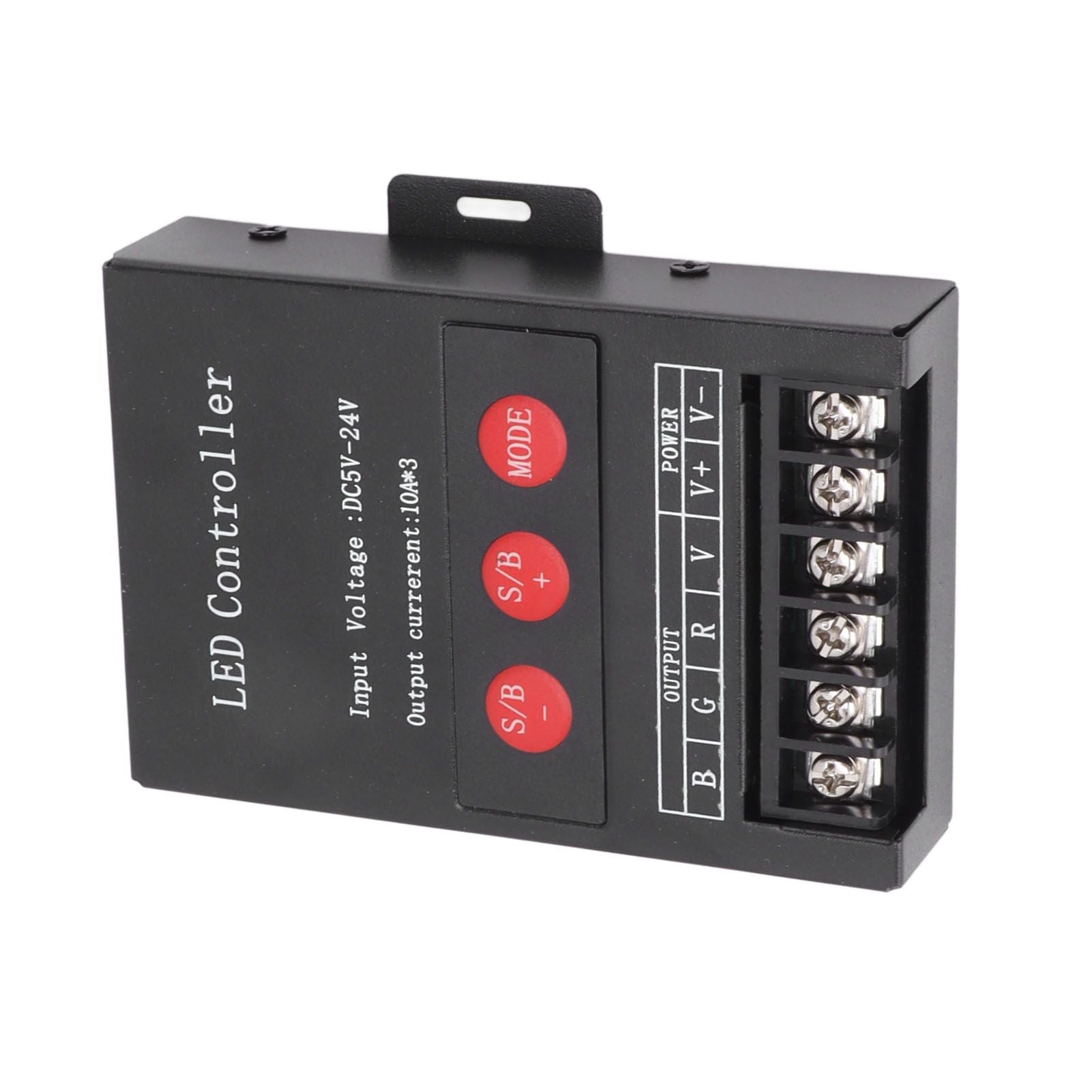 RGB LED Controller High Power Wireless Iron Shell 15 Modes Colorful Light Controller for KTV Hotel Home