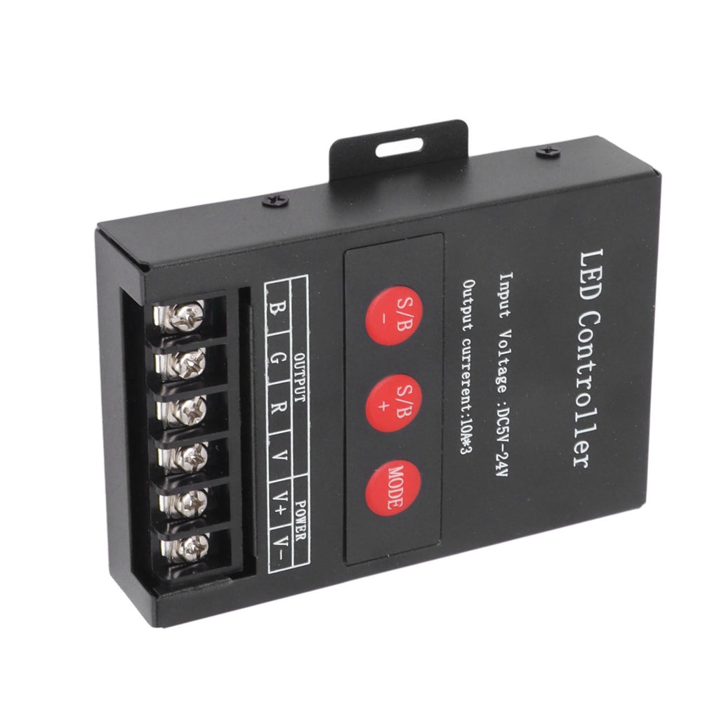 RGB LED Controller High Power Wireless Iron Shell 15 Modes Colorful Light Controller for KTV Hotel Home