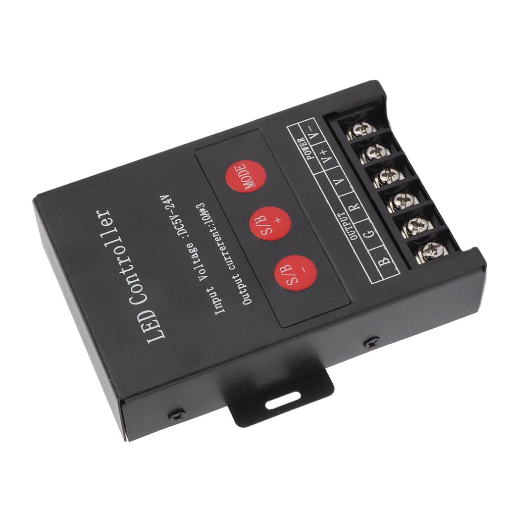 RGB LED Controller High Power Wireless Iron Shell 15 Modes Colorful Light Controller for KTV Hotel Home