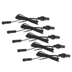 5 Pcs 3.3ft Deck Light Extension Cable 2 Pin IP67 Waterproof Extension Cord Male Female Connector for Outdoor
