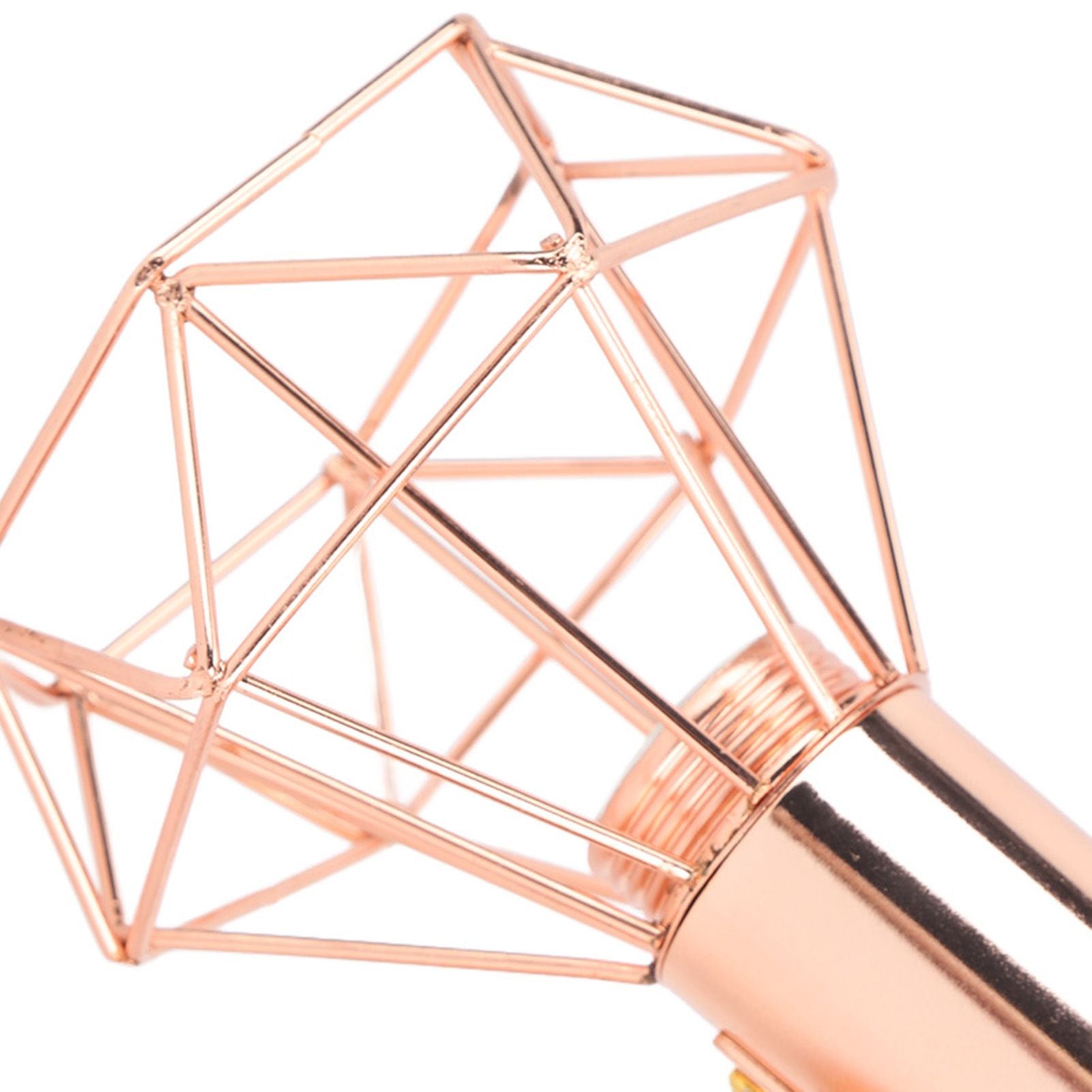 Swing Arm Wall Lamp 350 Degree Rotary Cage Shade Iron E14 Wall Lamp Holder for Rose Gold 85‑265V