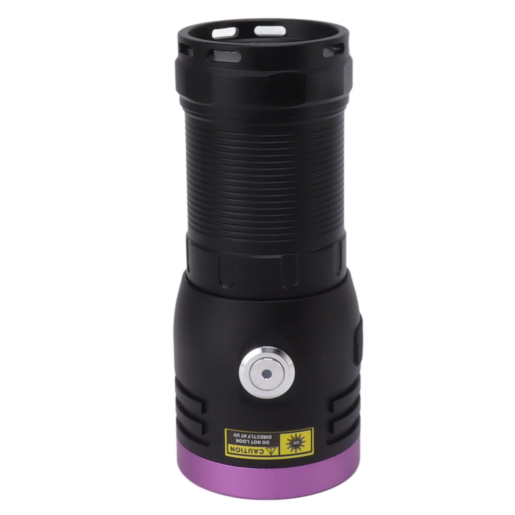 365nm Flashlight Aluminium Alloy USB Type C 60W UV 365nm Light Flashlight for Cat Urine Detection Dry Stains Detection