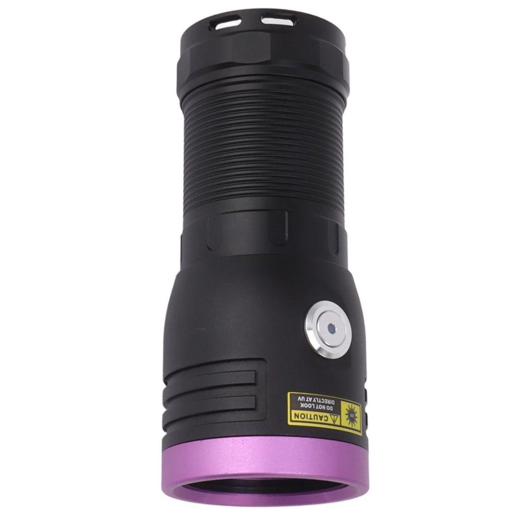 365nm Flashlight Aluminium Alloy USB Type C 60W UV 365nm Light Flashlight for Cat Urine Detection Dry Stains Detection