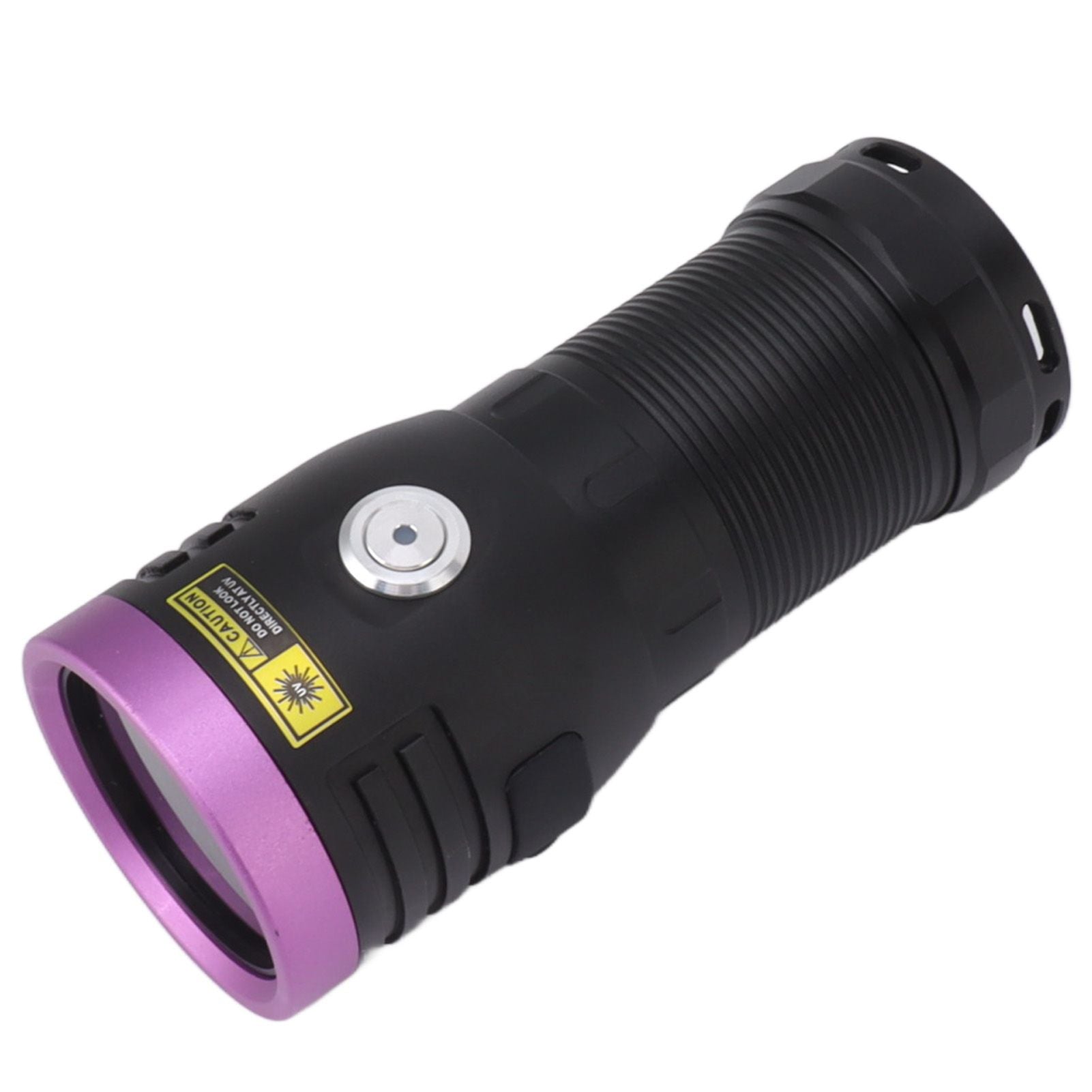 365nm Flashlight Aluminium Alloy USB Type C 60W UV 365nm Light Flashlight for Cat Urine Detection Dry Stains Detection
