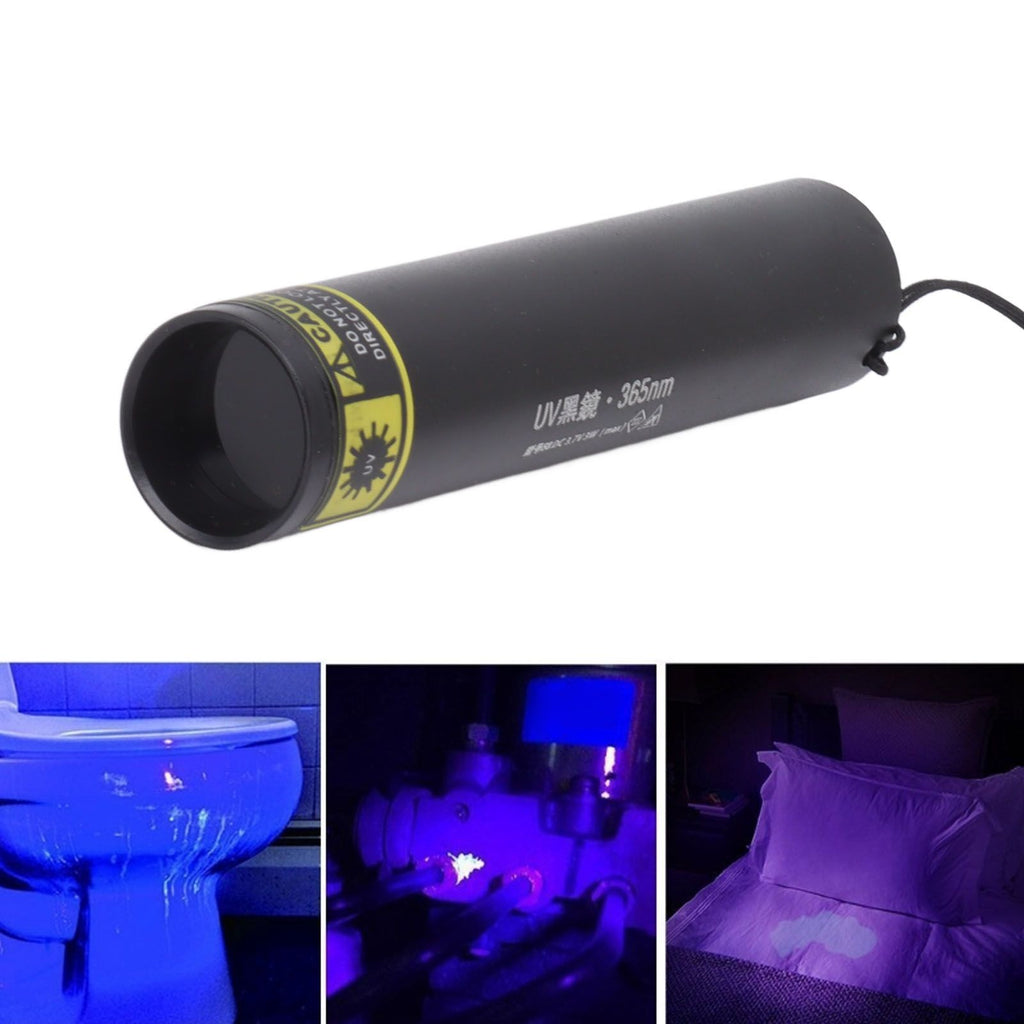 3W 365nm Small UV Flashlight USB Rechargeable Led Ultraviolet Flashlight Pet Urine Detector for Dog Cat Urine Dry Stains