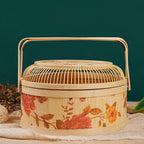 Rattan Small Bamboo Basket Hand Woven Children's Bamboo Woven Straw Bag