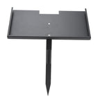 Grave Marker Stand Marker Holder Iron Anti Fade Easy Assembly Matte Finish Drain Hole Memorial Stone Plaque Stand for Loved Ones Pets