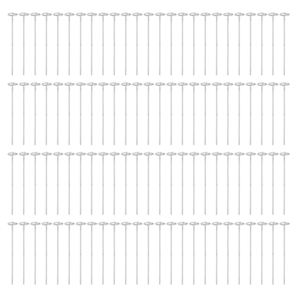 100PCS Ground Nail Galvanized Iron Rust Proof Artificial Turf Stakes for Weed Barriers Tent Garden Cloth Sunshade Net