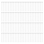 100PCS Ground Nail Galvanized Iron Rust Proof Artificial Turf Stakes for Weed Barriers Tent Garden Cloth Sunshade Net