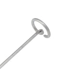 100PCS Ground Nail Galvanized Iron Rust Proof Artificial Turf Stakes for Weed Barriers Tent Garden Cloth Sunshade Net