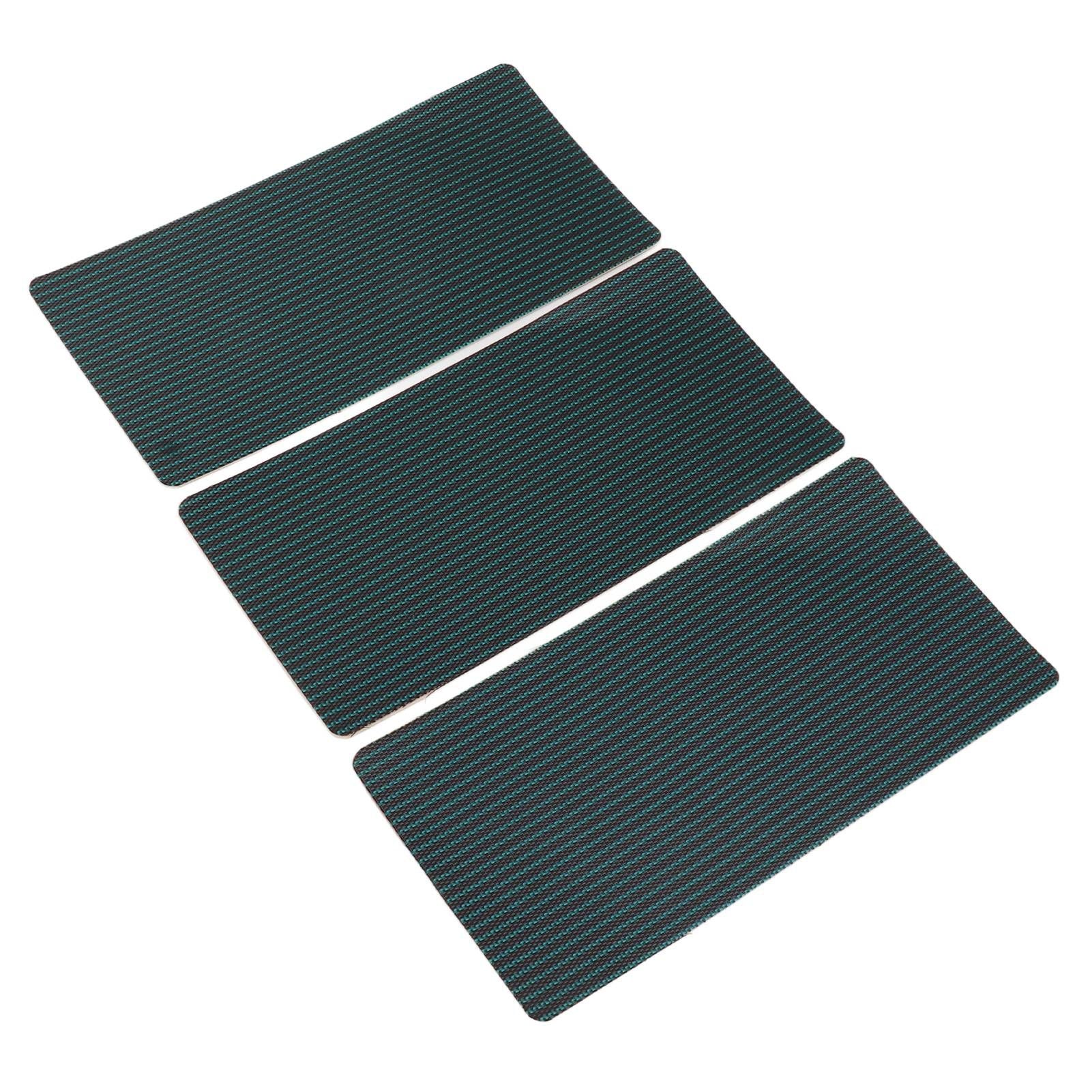 3 PCS Pool Patch Repair Kit Green PP Self Adhesive Pool Cover Patch Repair Kit for Swimming Pool S 4x8in