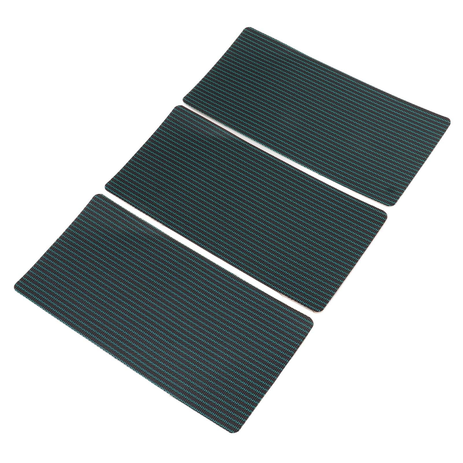 3 PCS Pool Patch Repair Kit Green PP Self Adhesive Pool Cover Patch Repair Kit for Swimming Pool S 4x8in