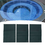 3 PCS Pool Patch Repair Kit Green PP Self Adhesive Pool Cover Patch Repair Kit for Swimming Pool L 8x12in