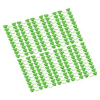 100PCS Greenhouse Arch Frame Double Head Plastic Clip Heating Press Film Clip Clamp 4mm