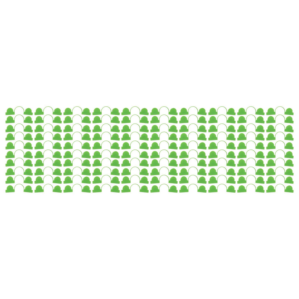 100PCS Greenhouse Arch Frame Double Head Plastic Clip Heating Press Film Clip Clamp 5mm