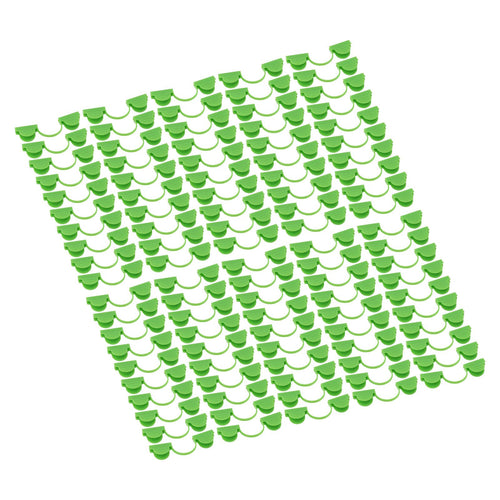 100PCS Greenhouse Arch Frame Double Head Plastic Clip Heating Press Film Clip Clamp 5mm