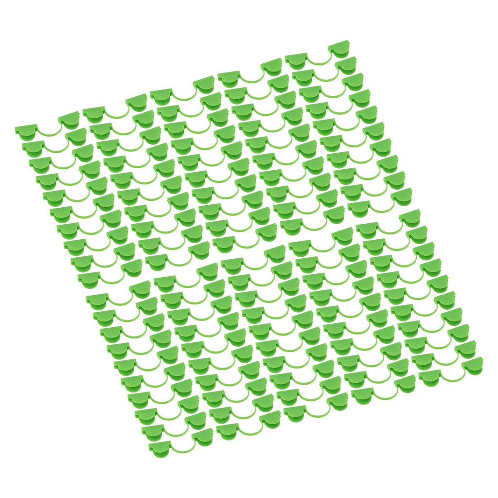 100PCS Greenhouse Arch Frame Double Head Plastic Clip Heating Press Film Clip Clamp 7mm