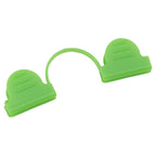 100PCS Greenhouse Arch Frame Double Head Plastic Clip Heating Press Film Clip Clamp 7mm