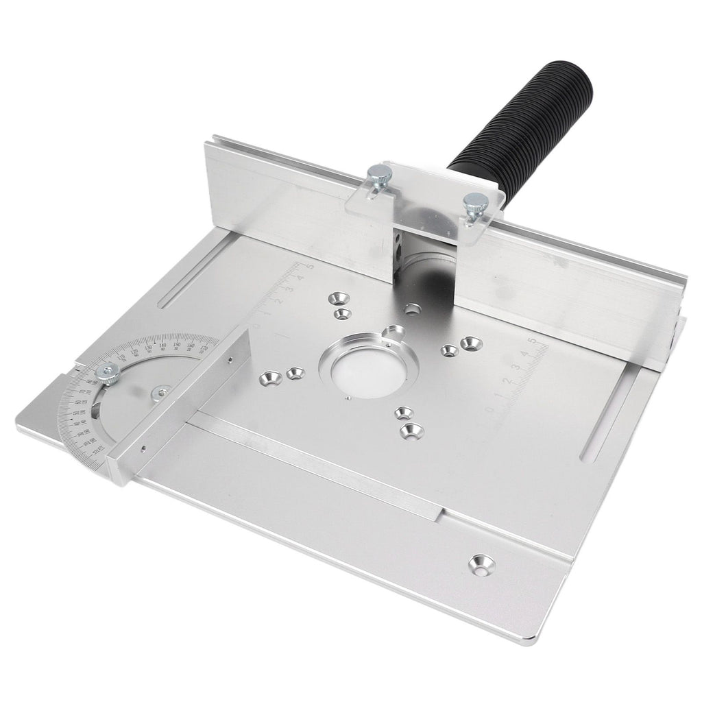 Aluminium Router Table Insert Plate Table for Woodworking Benches Router Plate Wood Tools Adjustable Milling Trimming Machine