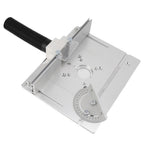 Aluminium Router Table Insert Plate Table for Woodworking Benches Router Plate Wood Tools Adjustable Milling Trimming Machine