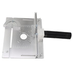 Aluminium Router Table Insert Plate Table for Woodworking Benches Router Plate Wood Tools Adjustable Milling Trimming Machine