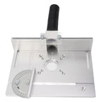 Aluminium Router Table Insert Plate Table for Woodworking Benches Router Plate Wood Tools Adjustable Milling Trimming Machine