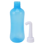 Nasal Irrigation Manual Sinus Rinse Bottle Pressure Nose Wash Cleaner for Children Adults Kids 310ml+ Single Hole Head