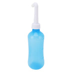 Nasal Irrigation Manual Sinus Rinse Bottle Pressure Nose Wash Cleaner for Children Adults Kids 310ml+ Single Hole Head