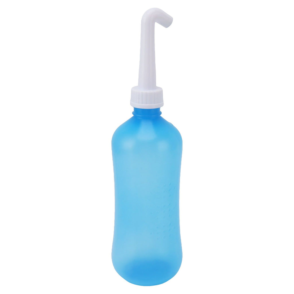 Nasal Irrigation Manual Sinus Rinse Bottle Pressure Nose Wash Cleaner for Children Adults Kids 500ml+ Single Hole Head