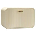 Tissue Box Cover Wall Mounted 2 in 1 Waterproof Tissue Holder Dispenser Box Cover for Bathroom Milky White