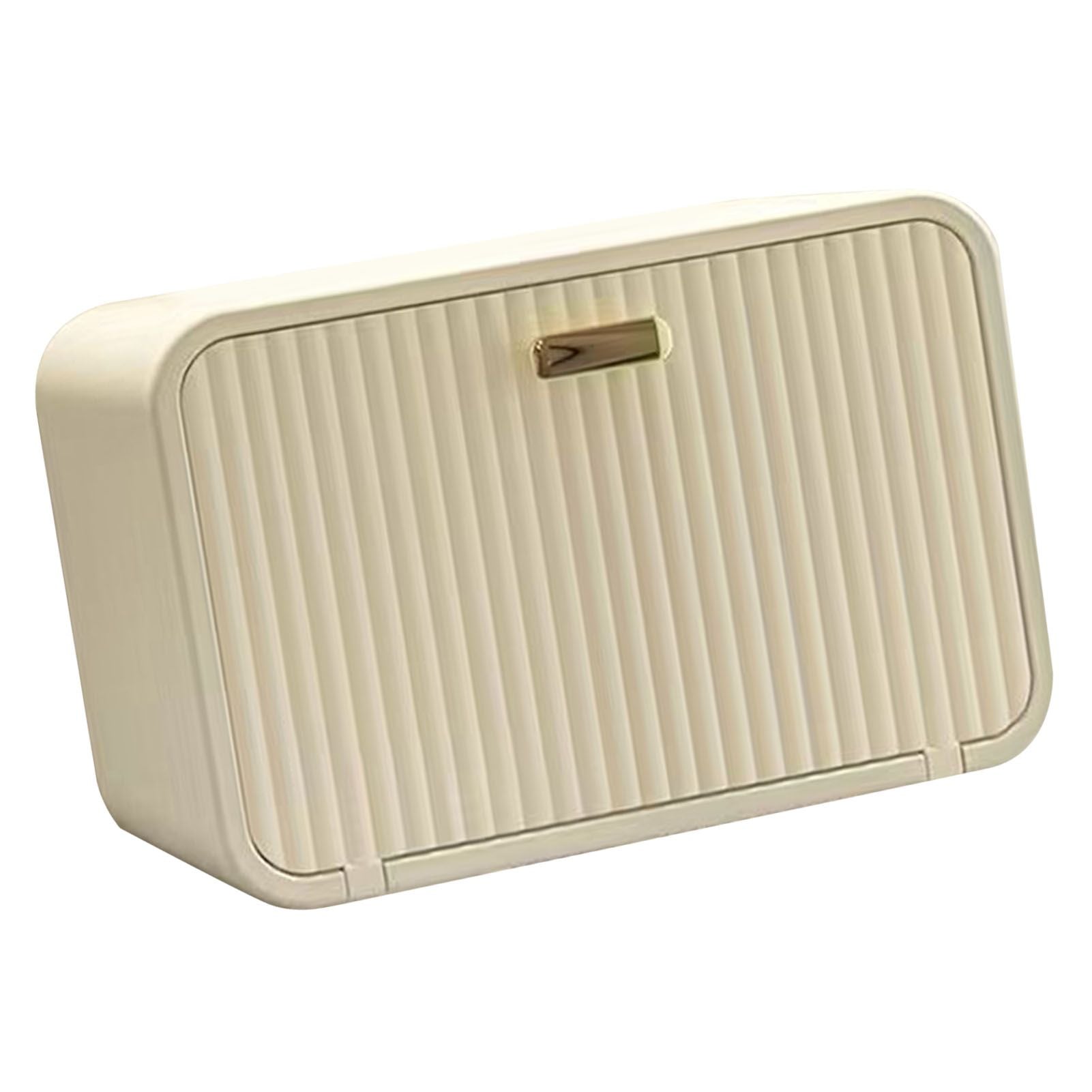 Tissue Box Cover Wall Mounted 2 in 1 Waterproof Tissue Holder Dispenser Box Cover for Bathroom Milky White