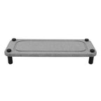 Sink Caddy Instant Dry Sink Organizer Dries Instantly Sink Holder Diatomaceous Pedestal Stand Riser with Stainless Steel Feet Grey