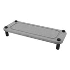 Sink Caddy Instant Dry Sink Organizer Dries Instantly Sink Holder Diatomaceous Pedestal Stand Riser with Stainless Steel Feet Grey