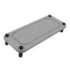 Sink Caddy Instant Dry Sink Organizer Dries Instantly Sink Holder Diatomaceous Pedestal Stand Riser with Stainless Steel Feet Grey