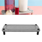 Sink Caddy Instant Dry Sink Organizer Dries Instantly Sink Holder Diatomaceous Pedestal Stand Riser with Stainless Steel Feet Grey