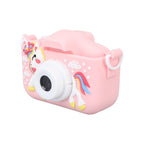 Kids Camera Dual Camera 2.0in IPS Screen 1080P Video Camera Toy with 32G Memory Card Pink