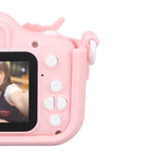Kids Camera Dual Camera 2.0in IPS Screen 1080P Video Camera Toy with 32G Memory Card Pink