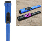 Metal Detector Outdoor Treasure Hunting Expedition Detector Bar Waterproof High Sensitivity Positioning Pointer Blue and Black